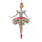 Ruby and Platinum Ballerina Ornament - Blonde