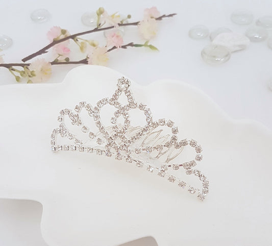 Romantic Heart Rhinestone Tiara