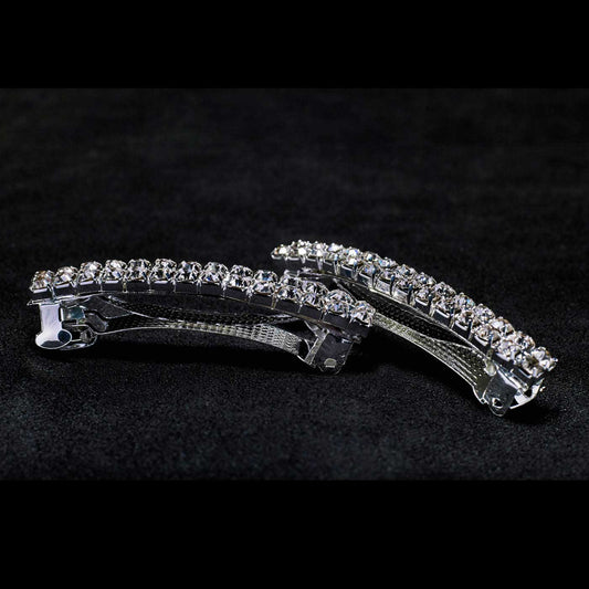 2 Row Crystal Barrette