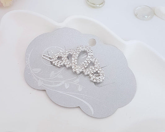 Rhinestone Little Crown Barrette