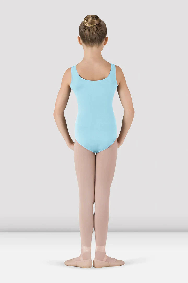 Girls Basic Round Neck Tank Leotard