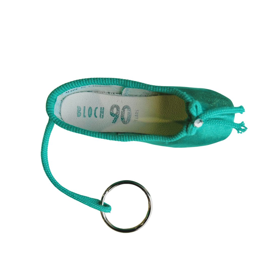 Bloch 90th Anniversary Mini Pointe Shoe Key Chain