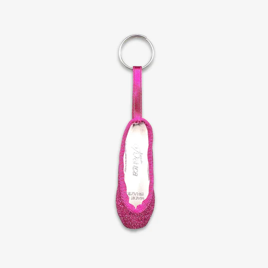 Glitter Pointe Shoe Key Chain