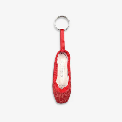 Glitter Pointe Shoe Key Chain