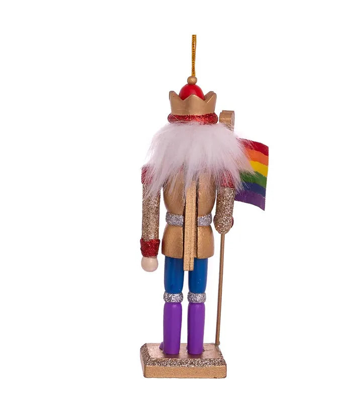6" Gay Pride Nutcracker Ornament