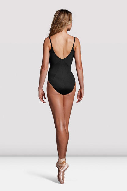 Ruched V-Neck Leotard