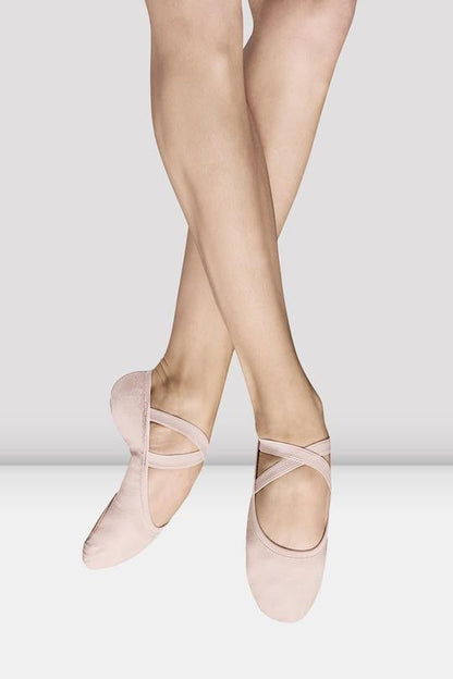 Ladies Performa Stretch Canvas Ballet Shoes