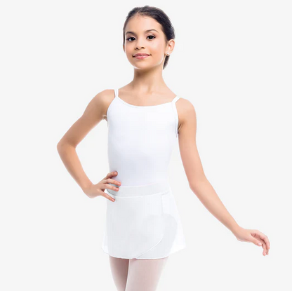 Pull-on Mock Wrap Skirt- Child