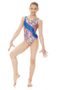 Metallic Printed Leotard 7888