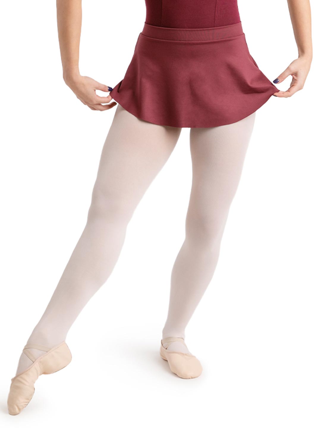 Curved Pull-On Skirt- Girls