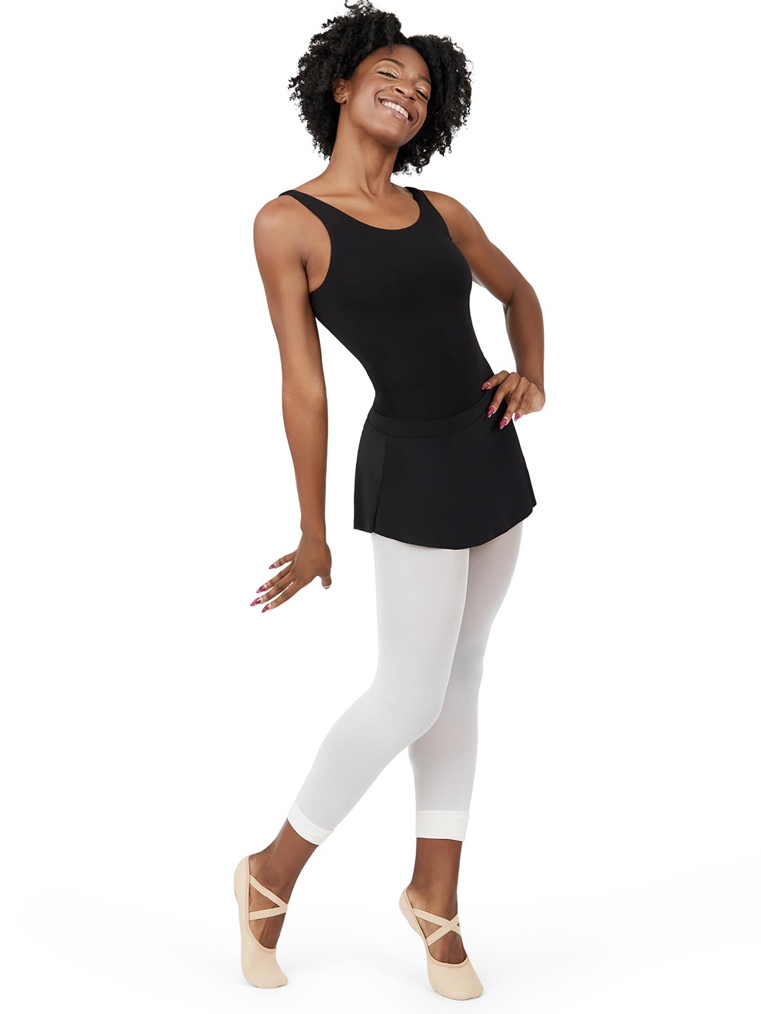 Curved Pull-On Skirt- Girls