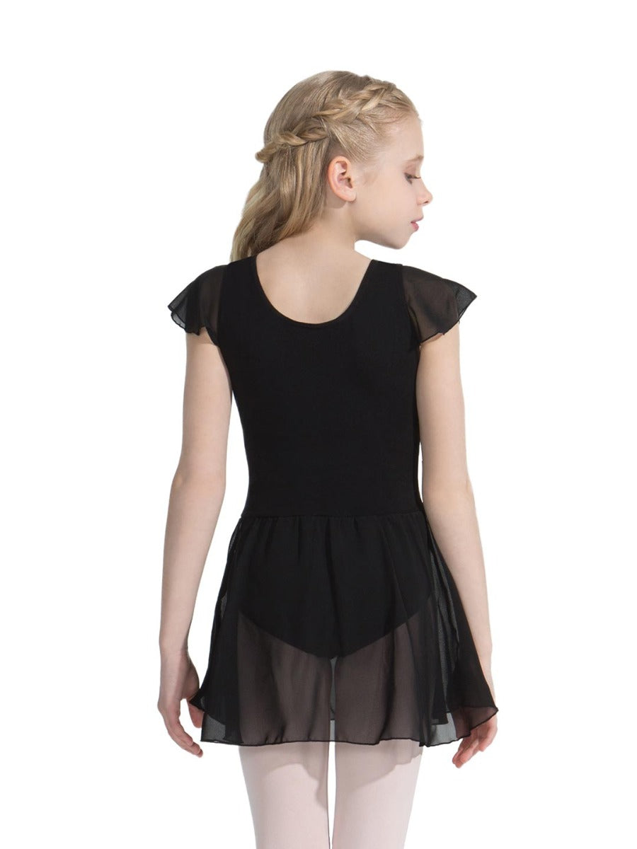 Flutter Sleeve Dress- Girls