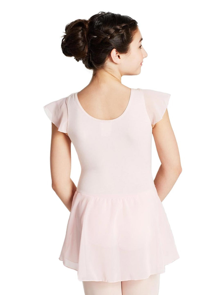 Flutter Sleeve Dress- Girls