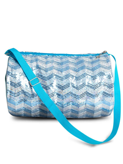 Sequin Barrel Bag