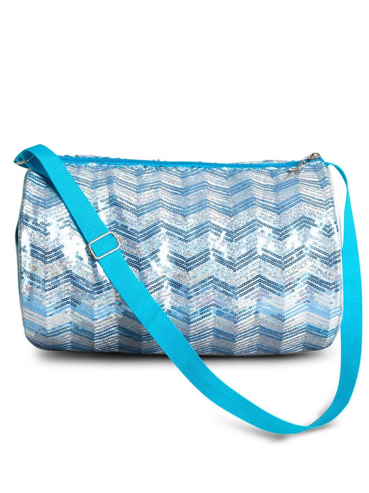 Sequin Barrel Bag