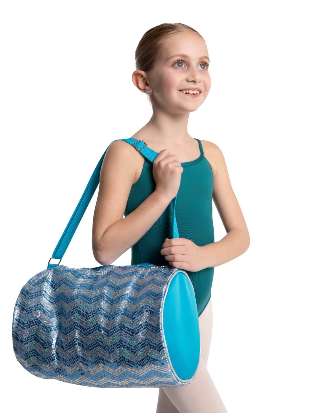 Sequin Barrel Bag