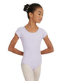 Cotton Short Sleeve Leotard- Girls