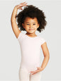 Cotton Short Sleeve Leotard- Girls