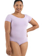Short Sleeve Cotton Adult Leotard