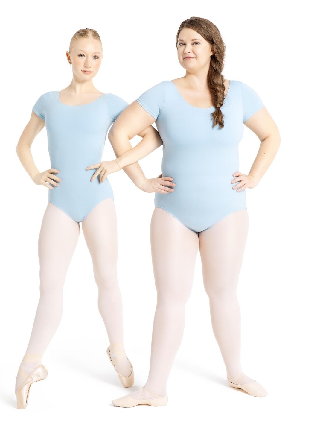 Short Sleeve Cotton Adult Leotard