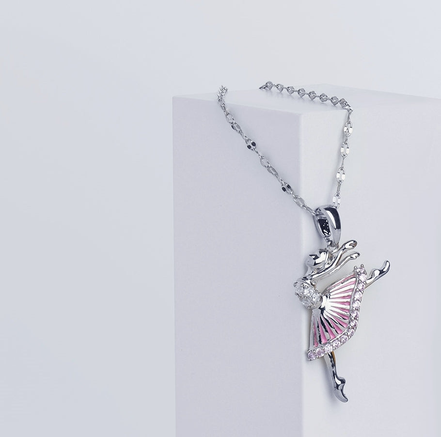 Ballerina Necklace in a Beautiful Jewelry Box